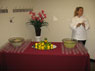 chef ramsey setting up drink station